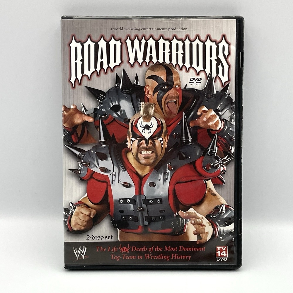WWE Road Warriors 2 Disc DVD Set Life & Death Legion of Doom